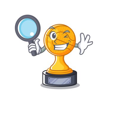 Çekmecede Dedektif karikatür basketbol kupa ekran