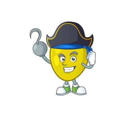 Madde bitkisel için Korsan zeytin karikatür maskotu