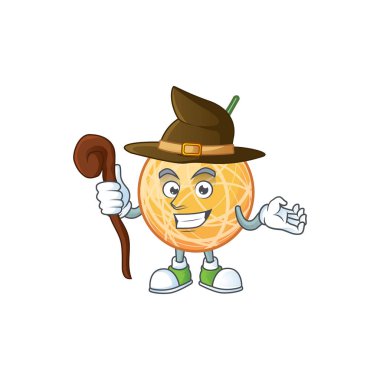 Çizgi film karakteri Cadı sağlıklı kavun meyve