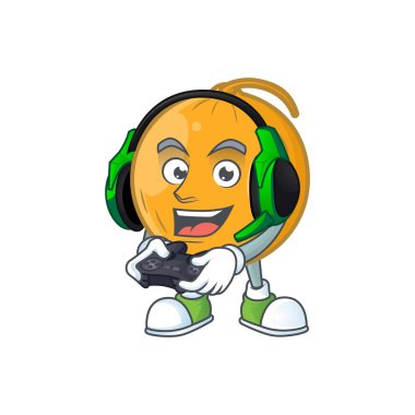 Maskot ile oyun casaba kavun çizgi film karakteri