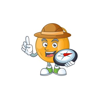 Karakter maskotu Kaşif olgun casaba kavun