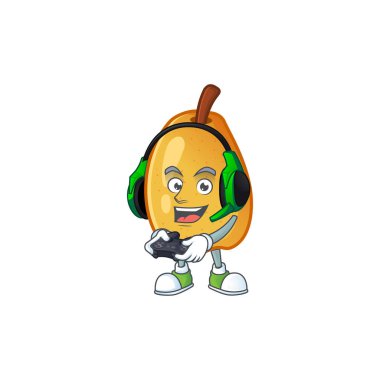 Çizgi film karakter tarzında oyun kokulu armut