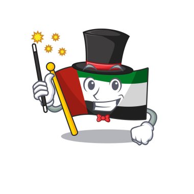 Sihirbaz bayrak karakter birleşik arap emirlikleri