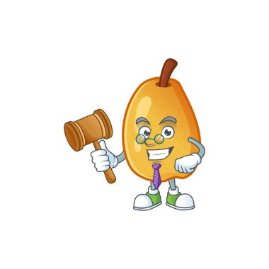 Maskot ile Yargıç kokulu armut çizgi film karakteri