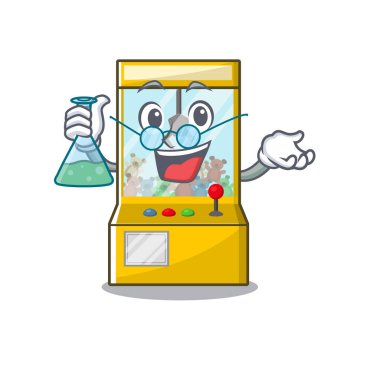 Karakter Profesör vinç oyunu çizgi film şekli