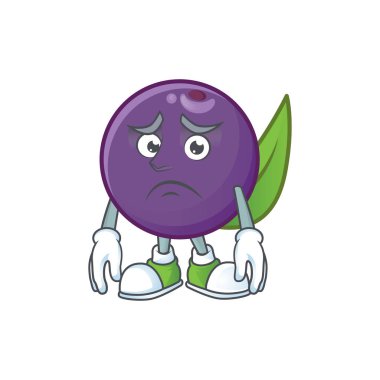 Maskot ile Korkmuş acai çilek çizgi film karakteri