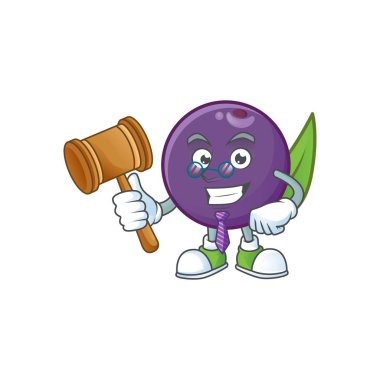 Taze meyve için Yargıç acai çilek karakteri