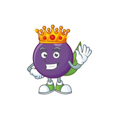Taze meyve için Kral acai çilek karakteri