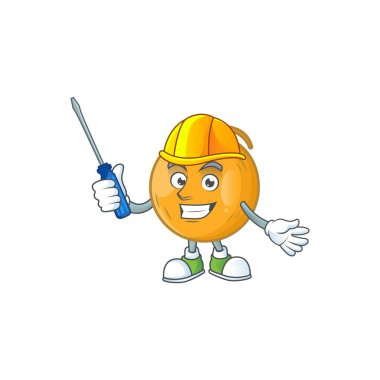 Beyaz arka plan otomotiv casaba kavun meyve karikatür