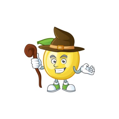 Tasarım için Cadı altın elma çizgi film karakteri