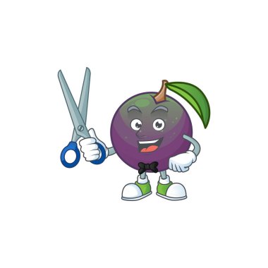 Maskot ile Berber yıldız elma çizgi film karakteri