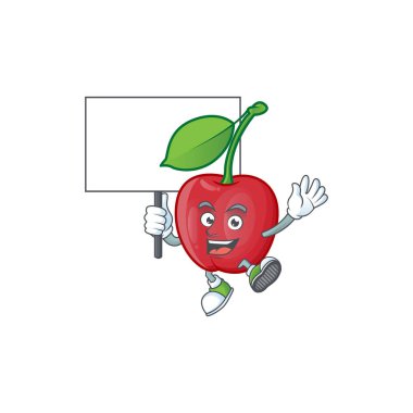 Karakter kurulu bing kiraz izole maskot getir