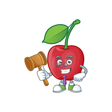 Yargıç bing kiraz tasarım karakteri için taze