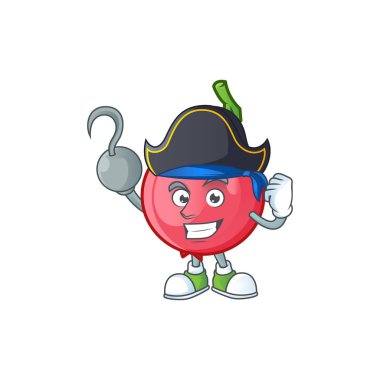 Karakter maskotu korsan lovi lovi meyve