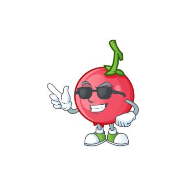 Süper serin karikatür lovi lovi meyve maskot ile