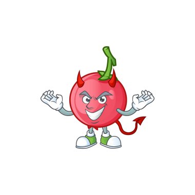 Simge karakter için Şeytan tatlı lovi lovi meyve.