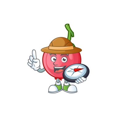 Simge karakter için Explorer tatlı lovi lovi meyve.