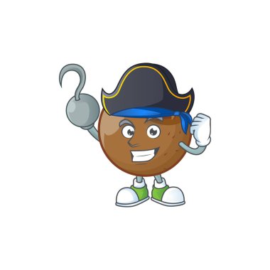 Korsan karakter medlar tasarım karikatür için taze