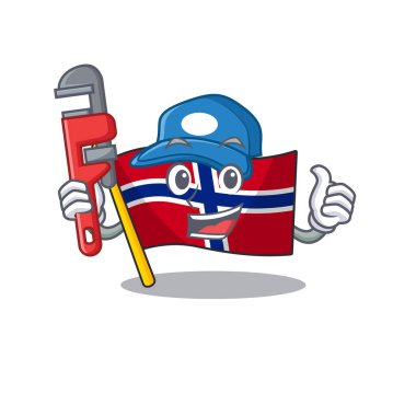 Tesisatçı norveç bayrağı karakter dolabına yerleştirildi