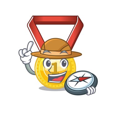 Explorer explorer oyuncak altın madalya maskot şeklinde