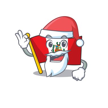 Santa peru bayrağı karakter çekmecesinde saklanır