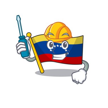 Otomotiv venezuela bayrağı maskot direğine çekildi