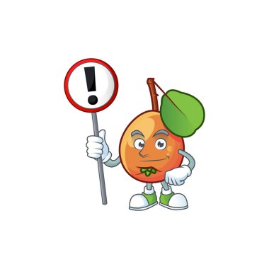 Logo için sign shipova meyve çizgi film karakteri ile