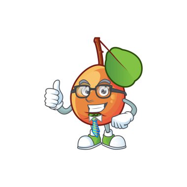 Tasarım maskotu ile işadamı taze shipova karakteri