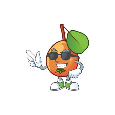 Tasarım maskotu ile süper serin taze shipova karakteri