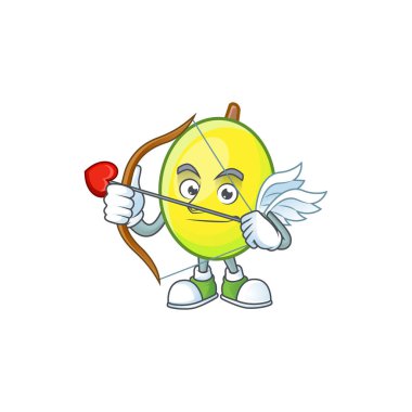 Cupid gomortega meyve çizgi film karakter maskot şekli