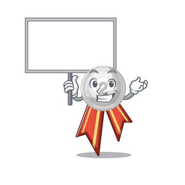 Şekil karikatür ile kurulu gümüş madalya getir