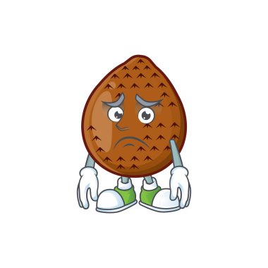 Gıda sağlıklı için Korkmuş taze maskotu