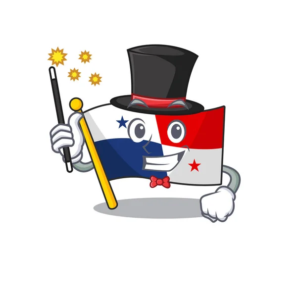 Bandeira mágica do Panamá armazenada no armário de caracteres —  Vetores de Stock