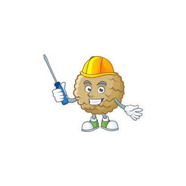 Otomotiv marolo meyve çizgi film karakter maskot tarzı.