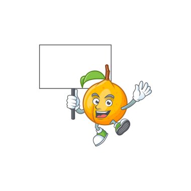 Çizgi film karakter tarzı ile tahta tohumları hindistan cevizi getir