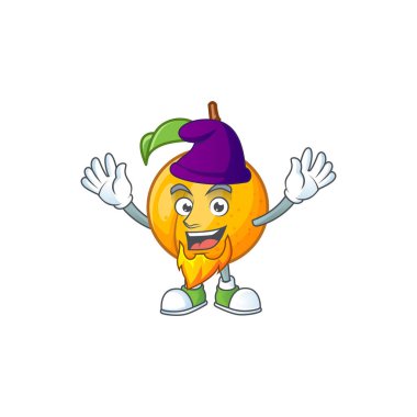 Çizgi film karakter tarzı ile Elf tohumları hindistan cevizi