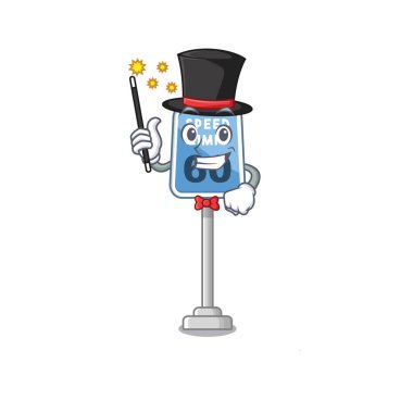 Sihirbaz hız limiti karikatür oyuncaklar masada