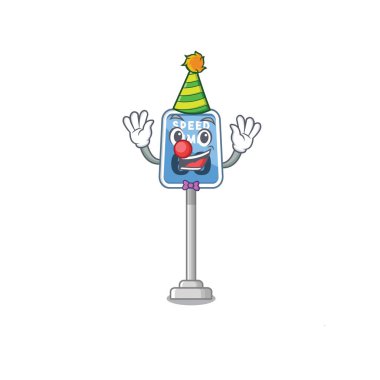 Palyaço hız limiti karikatür oyuncaklar masada