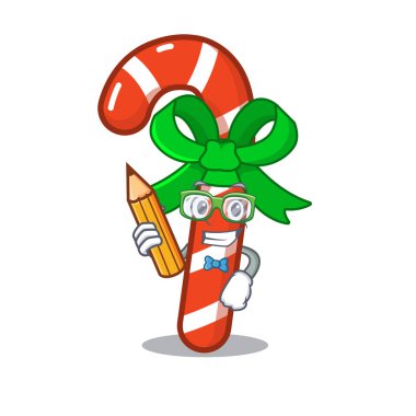 Öğrenci şeker kamışı karakter izole