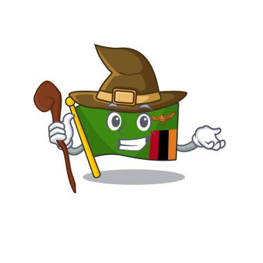 Cadı bayrağı zambiya karikatür kutup kaldırdı