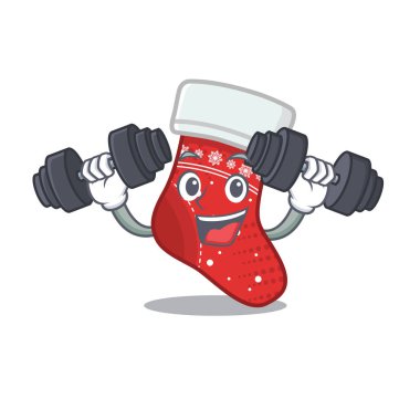 Fitness noel çorap karikatür dolapta katlanmış