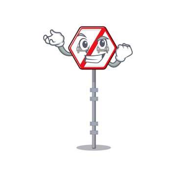 Kaldırımda başarılı hiçbir sollama karikatürler