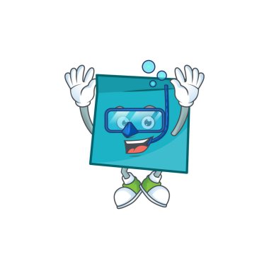 Şirket notu için dalış dikdörtgen idap kağıt karakteri