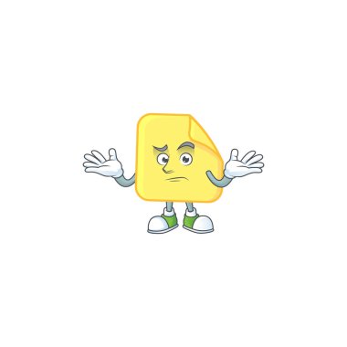 İş için sırıtan sarı yuvarlak etiket kağıdı