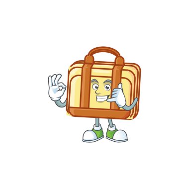 Bana beyaz arka plan üzerinde iş bavul karakteri arayın