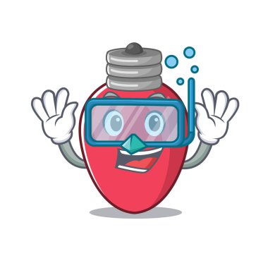 Karakter şeklinde dalış noel ışıkları