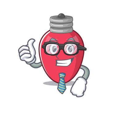 Karakter şeklinde işadamı noel ışıkları