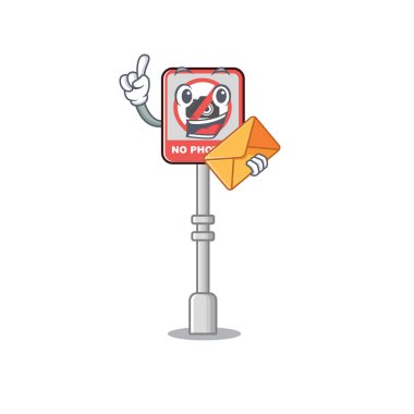 Zarf ile karakter şekli ile kamera yok