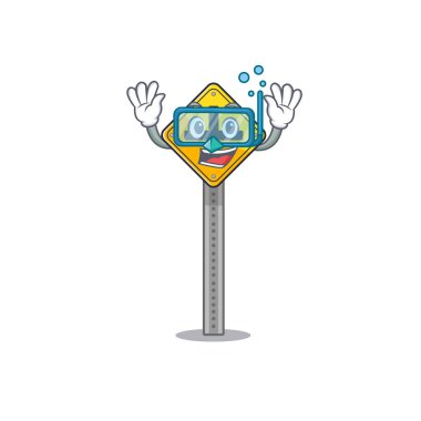 Dalış kavşağı işareti karakterde izole edildi