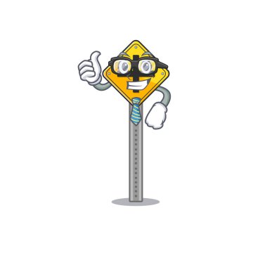 Karakterde işadamı kavşağı işareti izole edildi